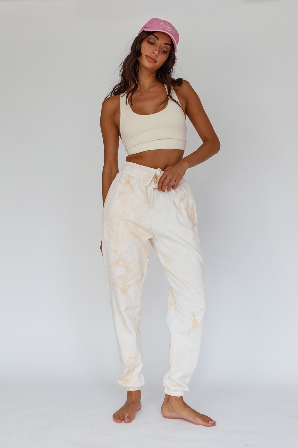 Take It Easy Jogger Track Pants Sand