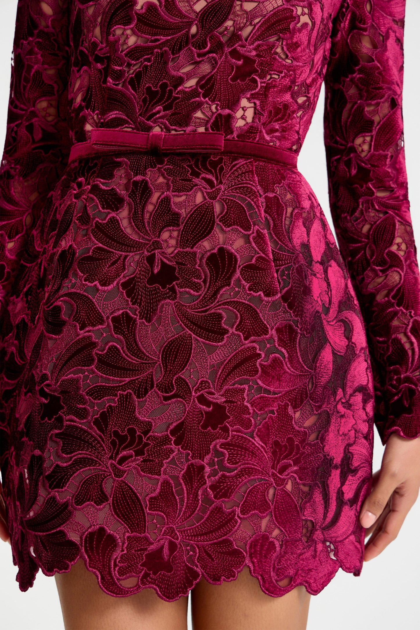 Lydia Burgundy Dress