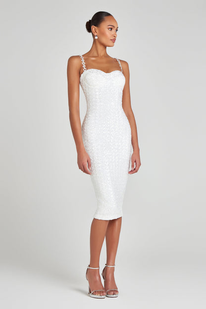 Nina White Dress