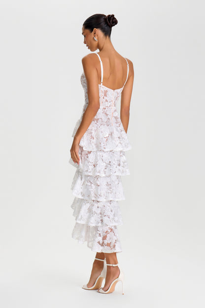 Saffron White Dress