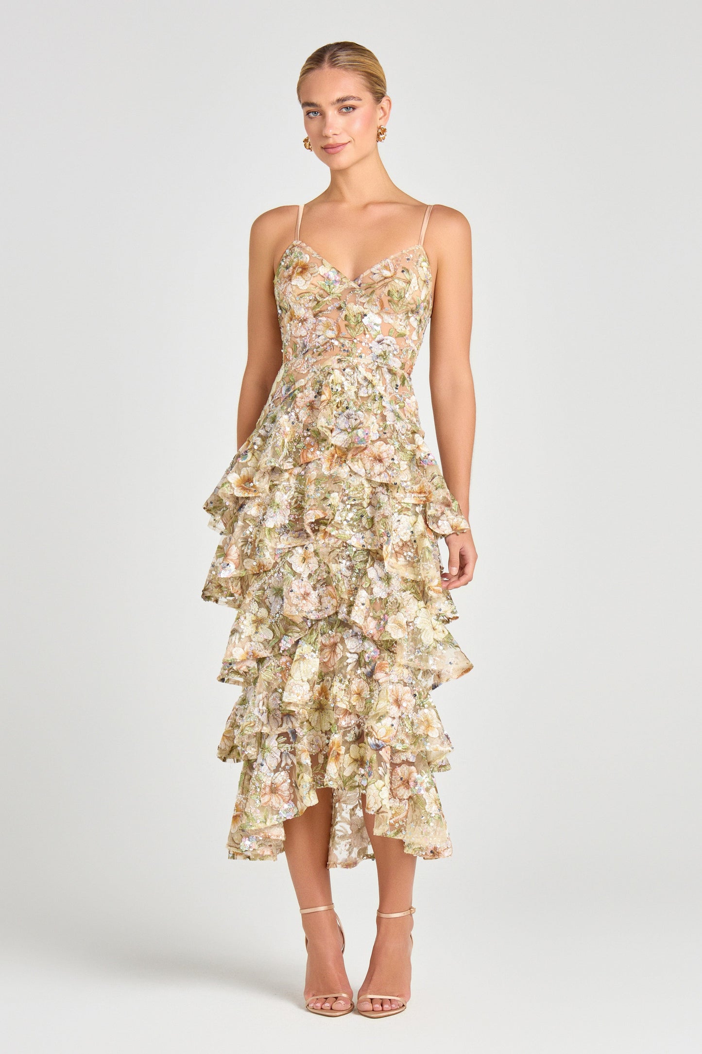 Saffron Floral Dress