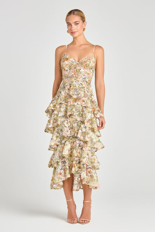Saffron Floral Dress