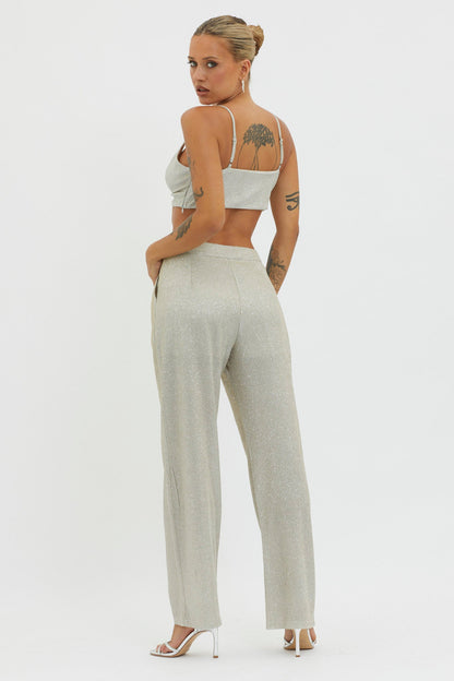Joyeux Straight Leg Pants Champagne